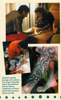 Tattoos - Leo Zulueta and Guy Aitchison collaborate at Tattoo The Earth, 2003 - 72649